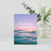 Erstellen Sie Ihr eigenes individuelles Angebot - Postkarte (Stehend Vorderseite)