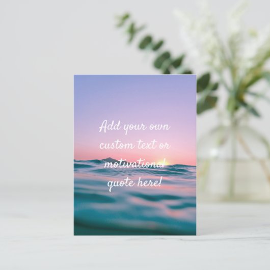 Erstellen Sie Ihr eigenes individuelles Angebot - Postkarte (Stehend Vorderseite)