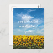 Erstellen Sie Ihr eigenes individuelles Angebot -  Postkarte (Vorne/Hinten)