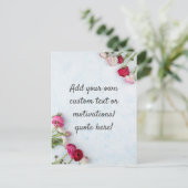 Erstellen Sie Ihr eigenes individuelles Angebot -  Postkarte (Stehend Vorderseite)