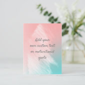 Erstellen Sie Ihr eigenes individuelles Angebot - Postkarte (Stehend Vorderseite)