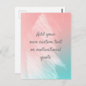 Erstellen Sie Ihr eigenes individuelles Angebot - Postkarte (Vorne/Hinten)