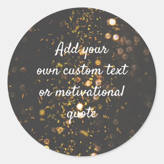 Erstellen Sie Ihr eigenes individuelles Angebot - Runder Aufkleber (Vorderseite)