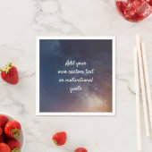 Erstellen Sie Ihr eigenes individuelles Angebot -  Serviette (Beispiel)