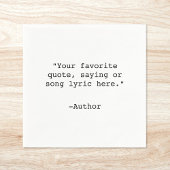 Erstellen Sie Ihr eigenes individuelles Angebot Serviette