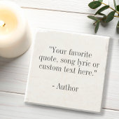 Erstellen Sie Ihr eigenes individuelles Angebot Steinuntersetzer