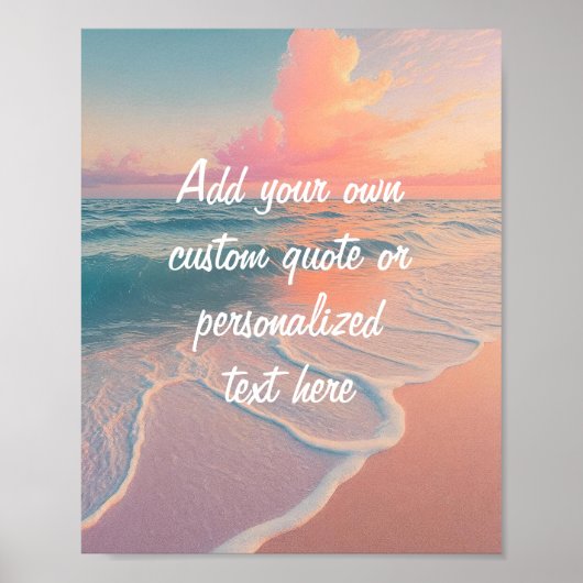 Erstellen Sie Ihr eigenes individuelles Angebot Su Poster (Vorne)