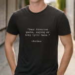 Erstellen Sie Ihr eigenes individuelles Angebot T-Shirt<br><div class="desc">Erstellen Sie Ihren eigenen,  individuellen T - Shirt. Features minimalistisch anpassbare Schreibmaschinentypografie.</div>