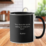 Erstellen Sie Ihr eigenes individuelles Angebot Tasse<br><div class="desc">Erstellen Sie Ihre eigene Kaffee-Tasse. Moderne minimalistische,  anpassbare Typografie.</div>