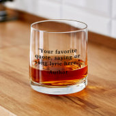 Erstellen Sie Ihr eigenes individuelles Angebot Whiskyglas