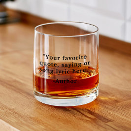 Erstellen Sie Ihr eigenes individuelles Angebot Whiskyglas