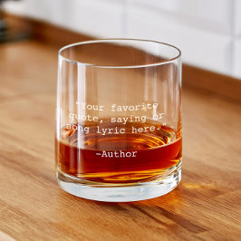 Erstellen Sie Ihr eigenes individuelles Angebot Whiskyglas