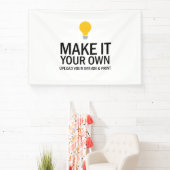 Erstellen Sie Ihr eigenes individuelles Banner | P (InSitu)
