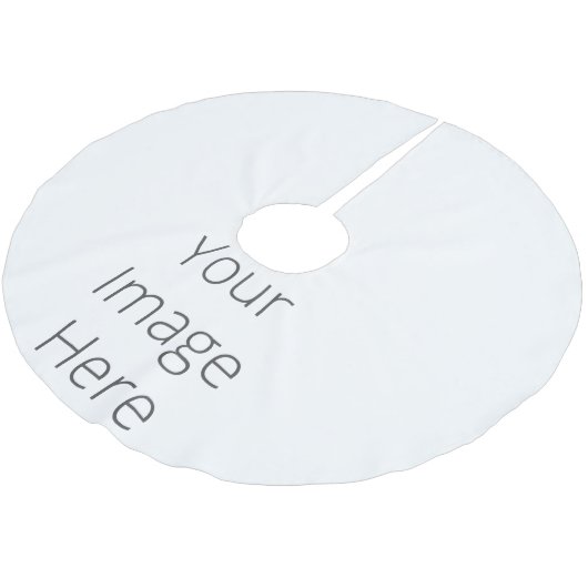 Erstellen Sie Ihr eigenes, individuelles Baumrock Polyester Weihnachtsbaumdecke (Schrägansicht)