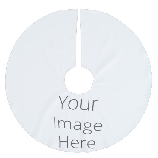 Erstellen Sie Ihr eigenes, individuelles Baumrock Polyester Weihnachtsbaumdecke (Vorderseite)