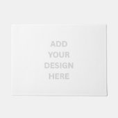 Erstellen Sie Ihr eigenes individuelles Design 18" Fußmatte (Vorderseite)