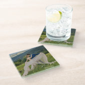 Erstellen Sie Ihr eigenes individuelles elegantes  Glasuntersetzer (Schrägansicht)