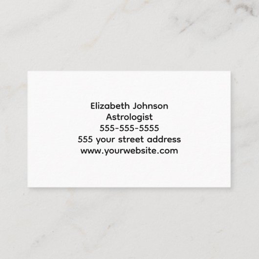 Erstellen Sie Ihr eigenes individuelles Firmenlogo Visitenkarte (Rückseite)