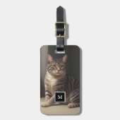 Erstellen Sie Ihr eigenes individuelles Foto-Monog Gepäckanhänger (Vorderseite vertikal)