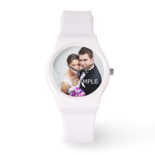 Erstellen Sie Ihr eigenes individuelles Hochzeitsb Armbanduhr
