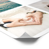 Erstellen Sie Ihr eigenes individuelles Hochzeitss Poster (Ecke)