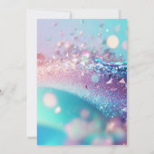 Erstellen Sie Ihr eigenes individuelles Iridescent Save The Date (Rückseite)