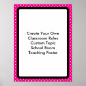 Erstellen Sie Ihr eigenes individuelles Klassenzim Poster (Vorne)