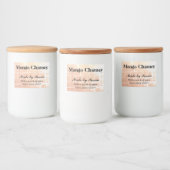 Erstellen Sie Ihr eigenes, individuelles Label für Lebensmitteletikett (Flaschen)