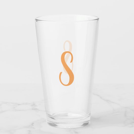 Erstellen Sie Ihr eigenes, individuelles Monogramm Glas (Rückseite)
