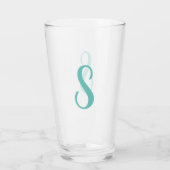 Erstellen Sie Ihr eigenes individuelles Monogramm- Glas (Rückseite)