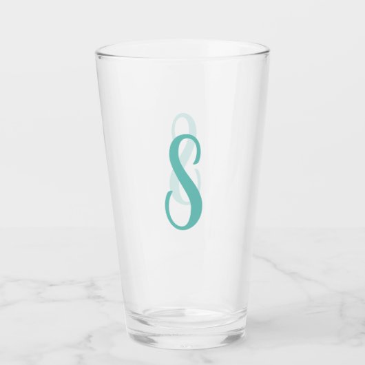 Erstellen Sie Ihr eigenes individuelles Monogramm- Glas (Vorderseite)