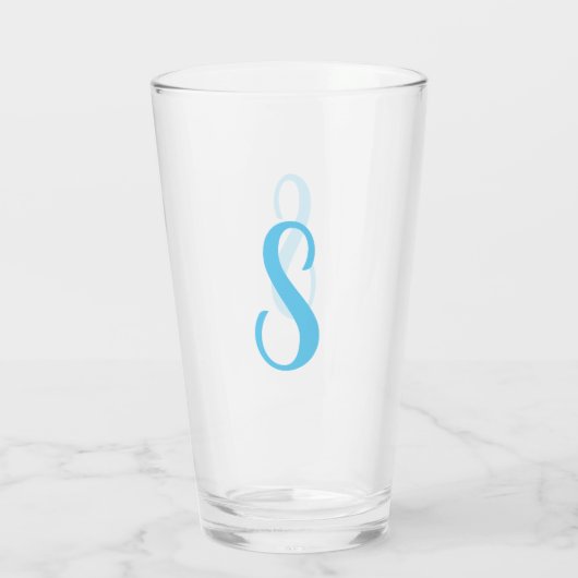 Erstellen Sie Ihr eigenes individuelles Monogramm- Glas (Rückseite)