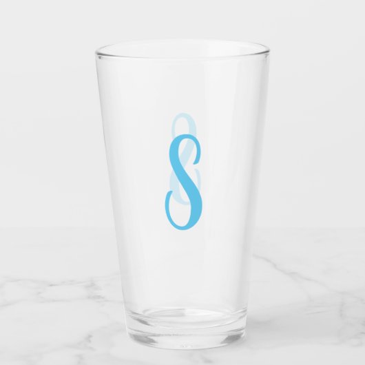 Erstellen Sie Ihr eigenes individuelles Monogramm- Glas (Vorderseite)