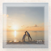 Erstellen Sie Ihr eigenes individuelles unvergessl Glasuntersetzer (Vorderseite)