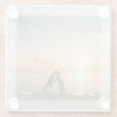 Erstellen Sie Ihr eigenes individuelles unvergessl Glasuntersetzer (Rückseite)