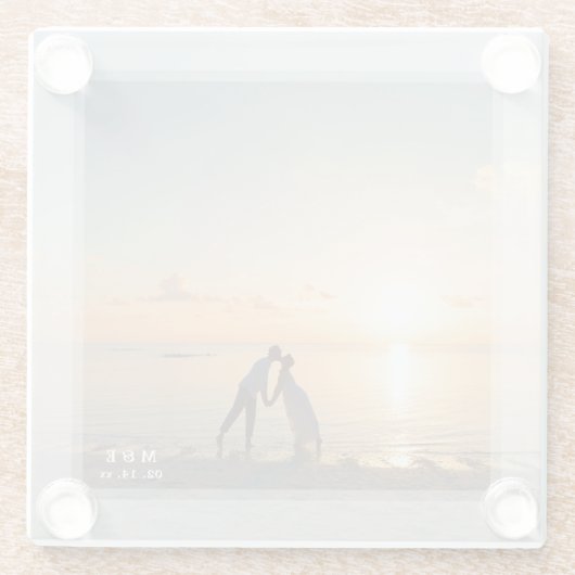 Erstellen Sie Ihr eigenes individuelles unvergessl Glasuntersetzer (Rückseite)