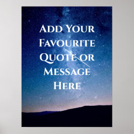 Erstellen Sie Ihr eigenes, individuelles Zitat-Pos Poster