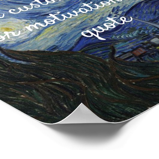 Erstellen Sie Ihr eigenes individuelles Zitat-Post Poster (Ecke)