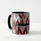 Erstellen Sie Ihr eigenes Initial-/Buchstabenmuste Tasse (Vorderseite Links)