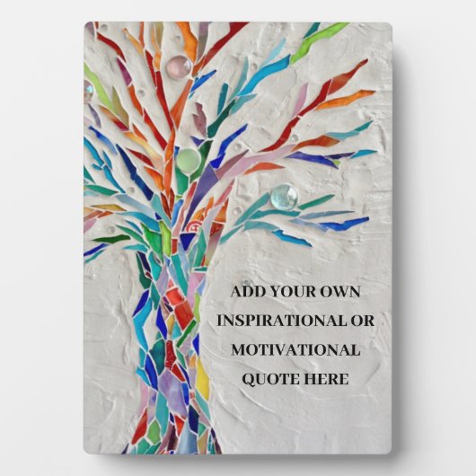 Erstellen Sie Ihr eigenes inspirierendes/Motiviere Fotoplatte (Vorderseite)