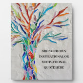 Erstellen Sie Ihr eigenes inspirierendes Motiviere Fotoplatte (Vorderseite)