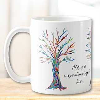 Erstellen Sie Ihr eigenes inspirierendes Motiviere Kaffeetasse