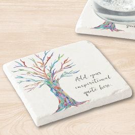 Erstellen Sie Ihr eigenes inspirierendes Motiviere Steinuntersetzer