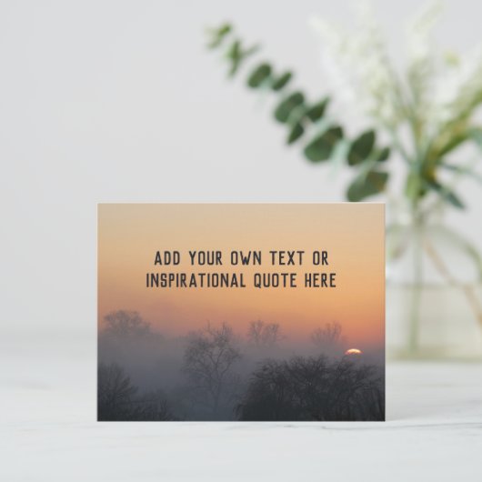 Erstellen Sie Ihr eigenes inspirierendes oder aufs Postkarte (Stehend Vorderseite)