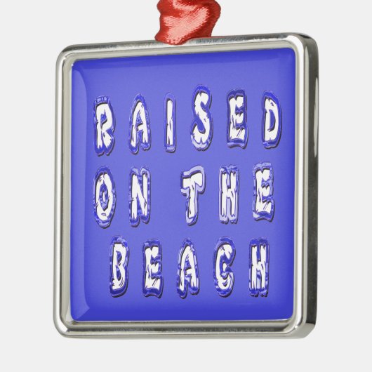 Erstellen Sie Ihr eigenes inspirierendes Strandleb Ornament Aus Metall (Links)