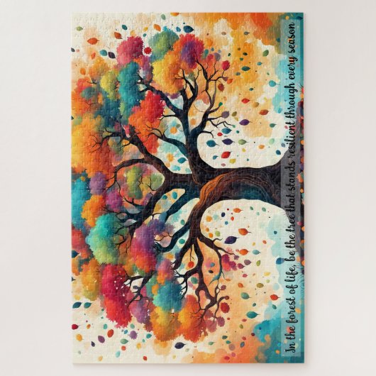 erstellen Sie Ihr eigenes inspirierendes Zitat, Ih Puzzle (Vertikal)