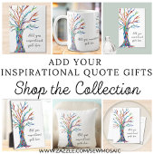 Erstellen Sie Ihr eigenes inspirierendes Zitat Milchtasse