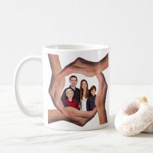 Erstellen Sie Ihr eigenes Instagramm-Foto Kaffeetasse