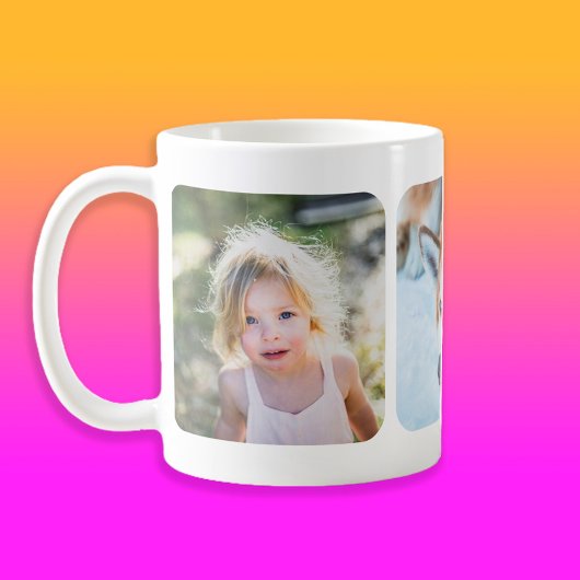 Erstellen Sie Ihr eigenes Instagramm-Foto Kaffeetasse