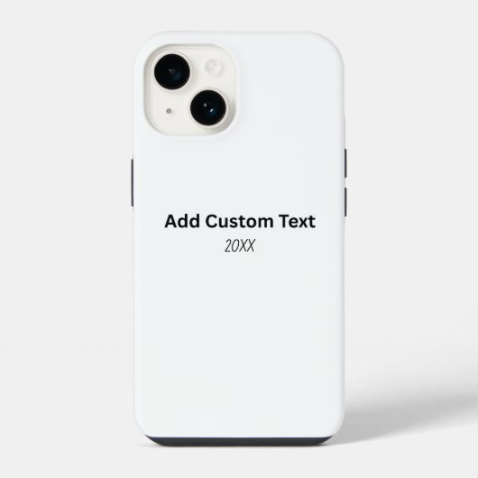 Erstellen Sie Ihr eigenes iPhone 14 Tough Case Hülle (Rückseite)